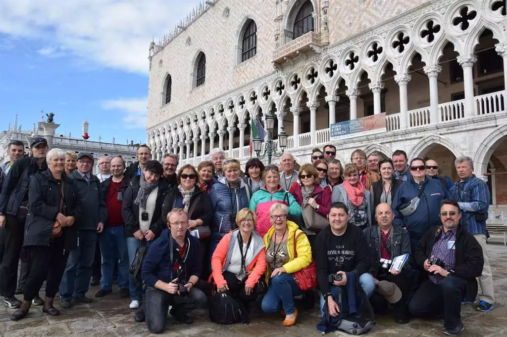  Uczestnicy wycieczki SEP w Wenecji
