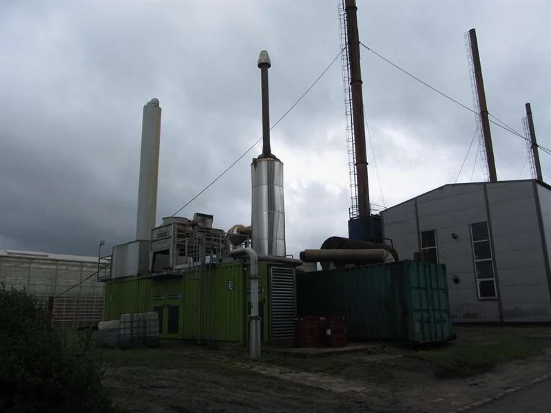 Elektrownia na terenie Gospodarstwa Ogrodniczego w Łęgajnach