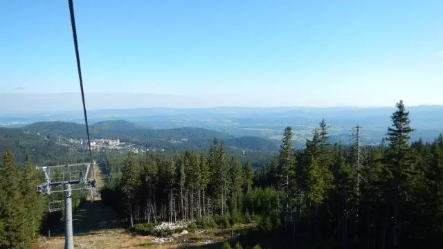 Wjazd kolejką linową na Kopę pod Śnieżką